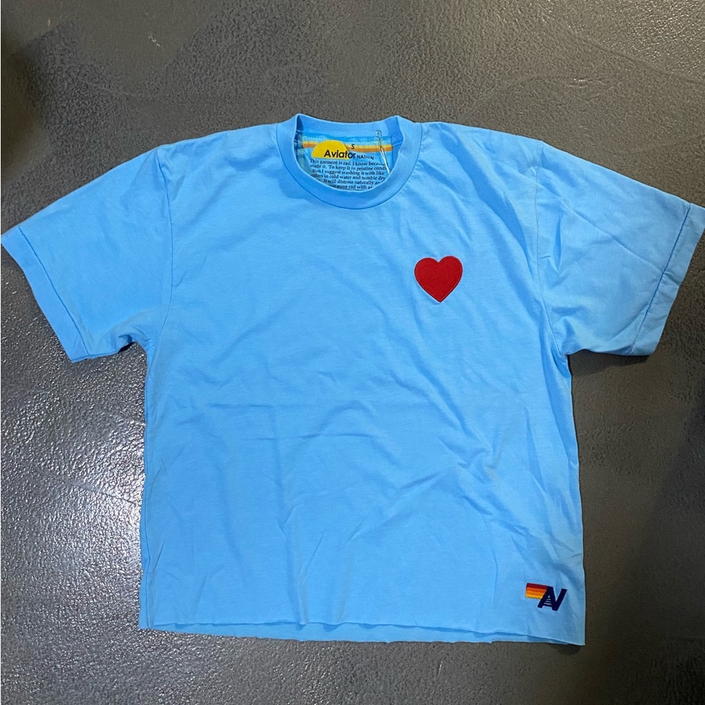 AV Nation Heart Boyfriend Tee